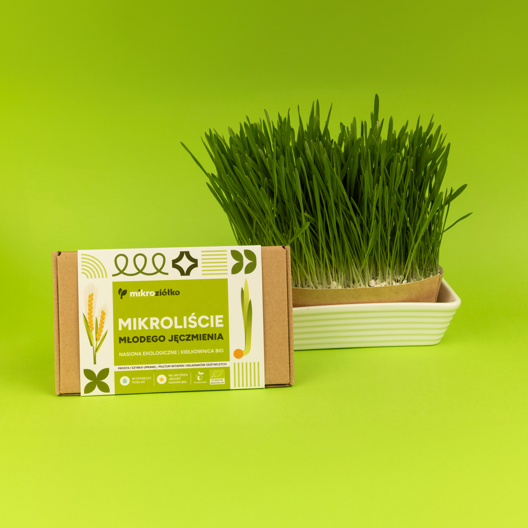 Młody Jęczmień - Kiełkownica BIO
